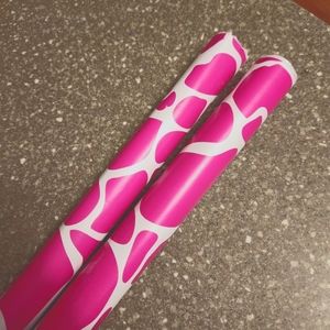 Macbeth Collection, Self Adhesive Shelf Liner, Pink Zebra, Discontinued Print
